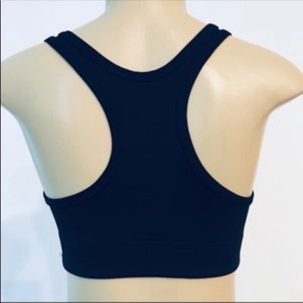 PINK Victoria’s Secret Logo Black Sports Bra - Picture 3 of 7